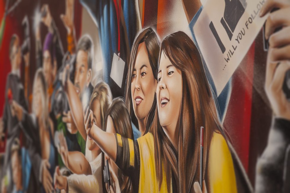 Wandgestaltung Graffitimalerei in Freizeitparks und Erlebniswelten