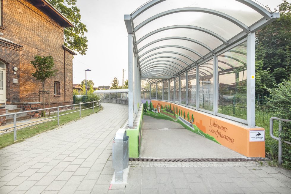 Fassadengestaltung Giebelwandbild Mural