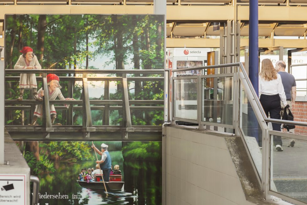 Fassadengestaltung Giebelwandbild Mural