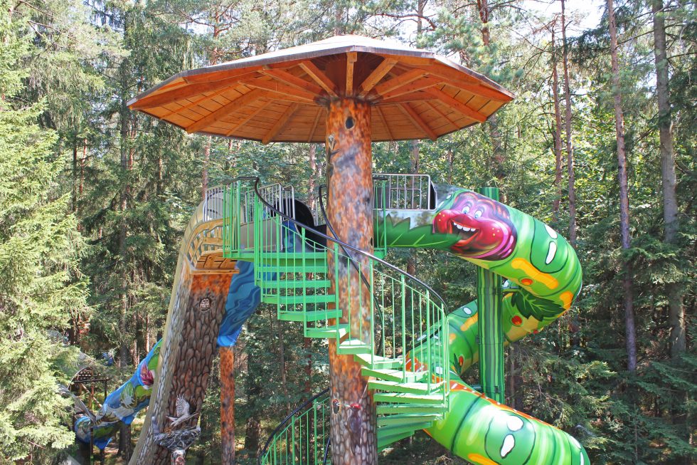 Wandgestaltung Graffitimalerei in Freizeitparks und Erlebniswelten