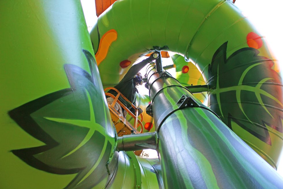 Wandgestaltung Graffitimalerei in Freizeitparks und Erlebniswelten